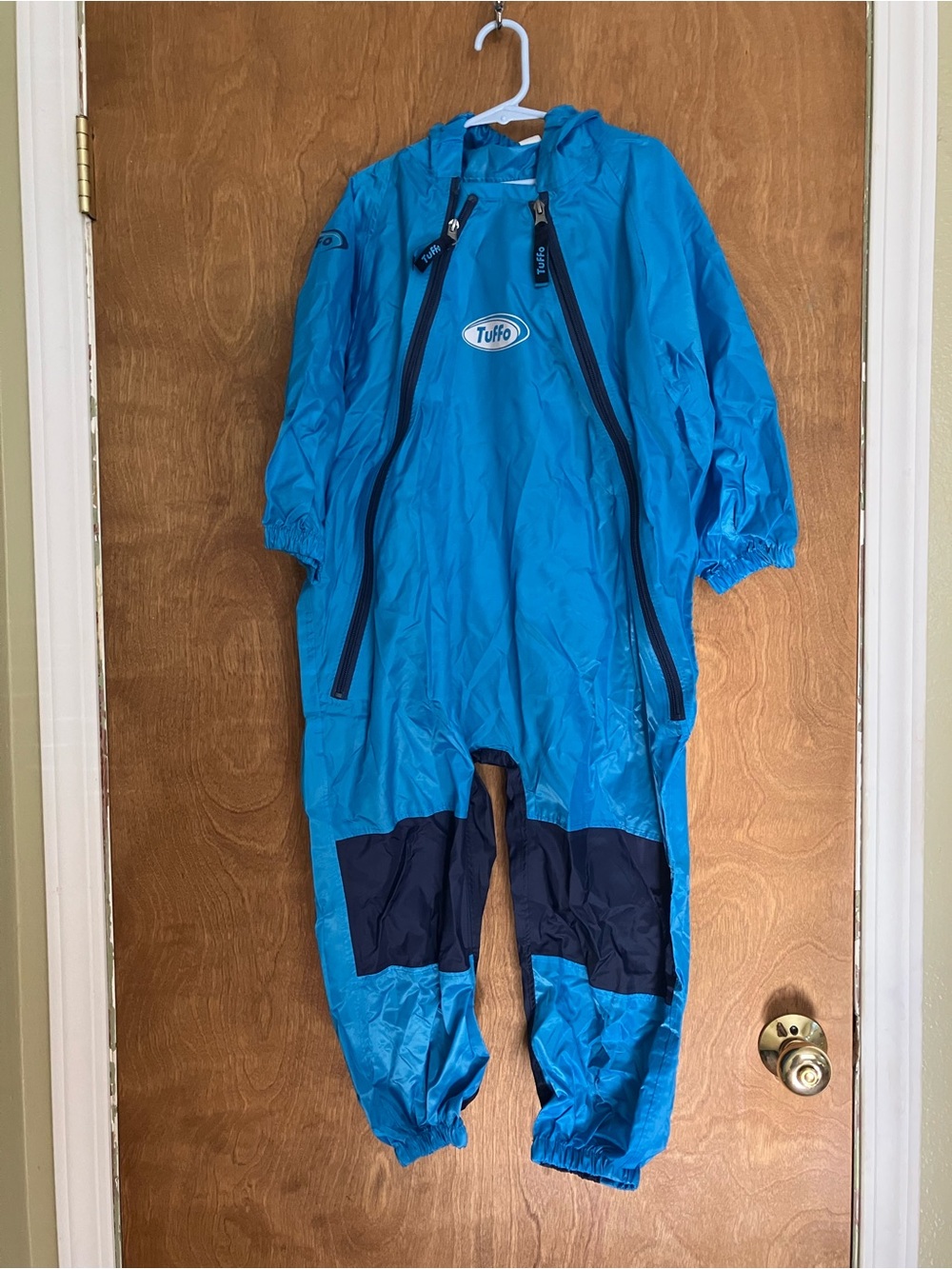 Tuffo Kids Waterproof Blue One-Piece Rain Suit